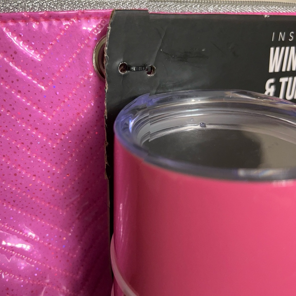 Insulated Wine bag & tumbler pink great gift - Picture 8 of 9